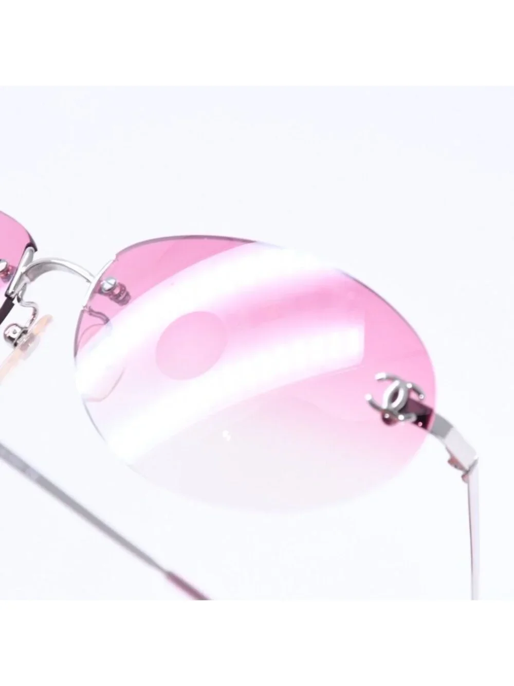Chanel Sunglasses Rimless Eyewear CC Logo